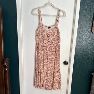 Torrid Floral Pink Midi Dress
